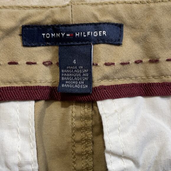 Tommy Hilfiger Button Down Skirt preppy Y2K with belt khaki - Picture 10 of 13